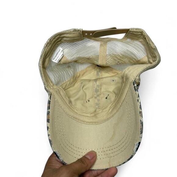 Louis Vuitton Leopard Print Baseball Reworked Cap From Vintage Boho Shop - Picture 4 of 6